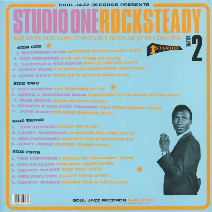 Обратная сторона обложки — VARIOUS — Studio One Rocksteady Volume 2