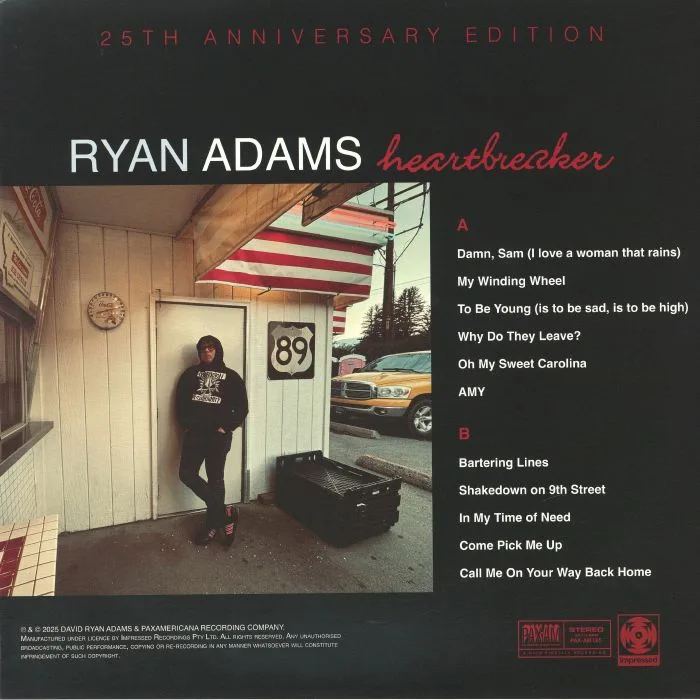 Back cover — Ryan ADAMS — Heartbreaker (25th Anniversary Edition)