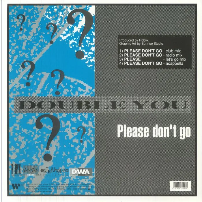 Обратная сторона обложки — DOUBLE YOU — Please Don't Go