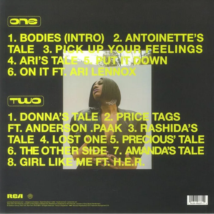 Back cover — Jazmine SULLIVAN — Heaux Tales