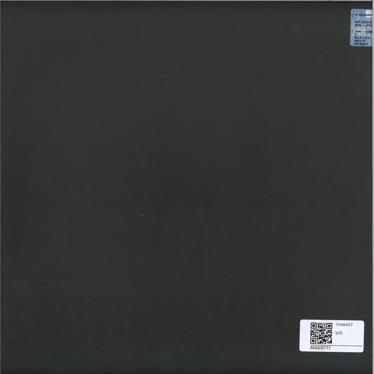 Back cover — Igaxx — Echoes