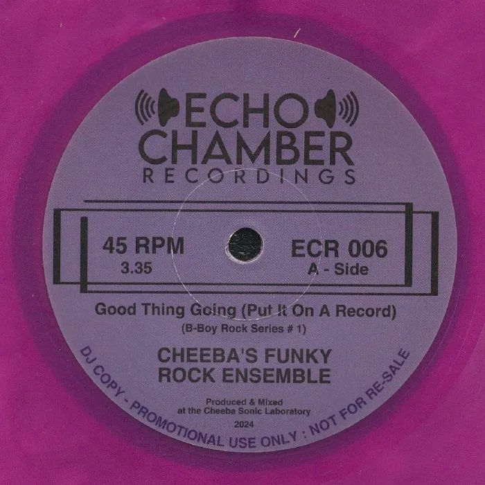 CHEEBA'S FUNKY ROCK ENSEMBLE — Good Thing Going (Put It On A Record)