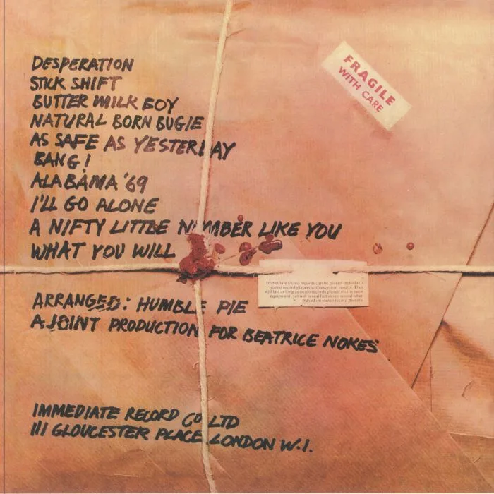 Обратная сторона обложки — HUMBLE PIE — As Safe As Yesterday Is (remastered)