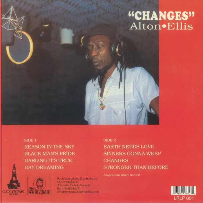 Back cover — Alton ELLIS — Changes