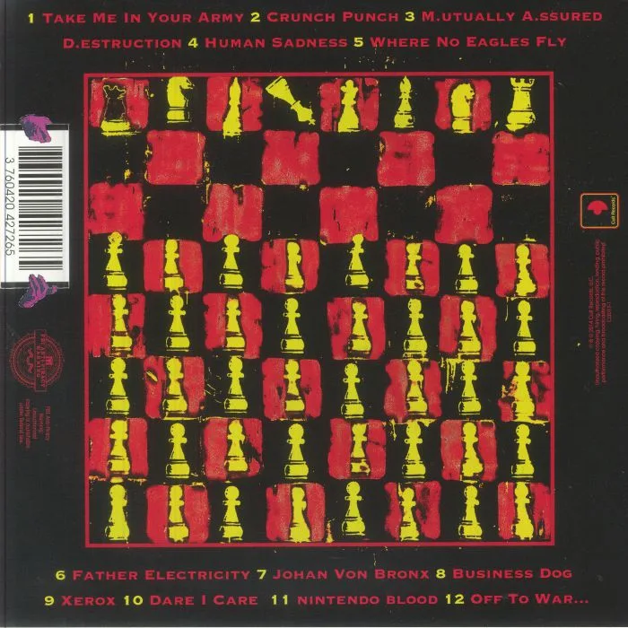 Обратная сторона обложки — Julian CASABLANCAS / THE VOIDZ — Tyranny (reissue)