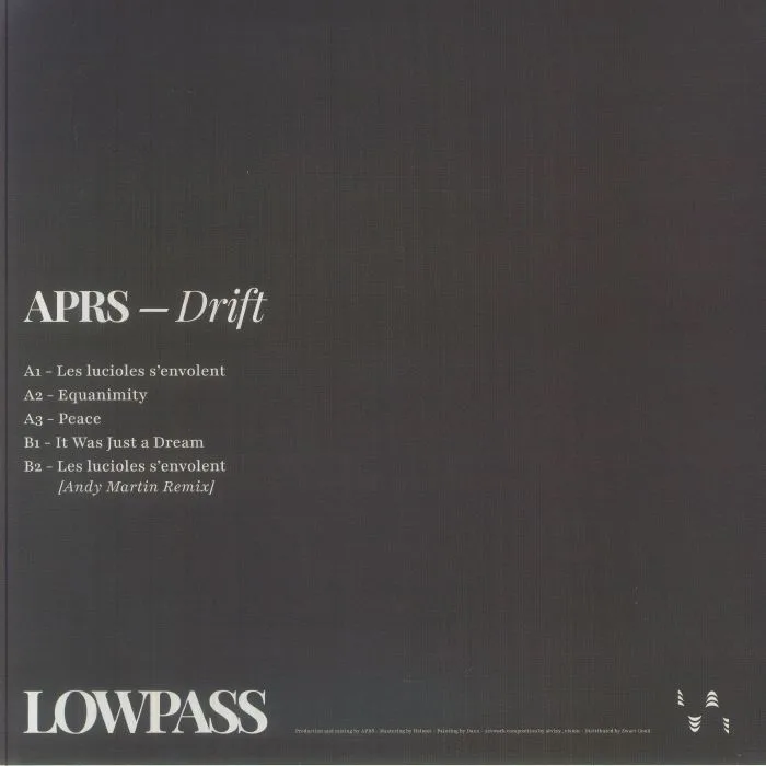 Back cover — APRS — Drift