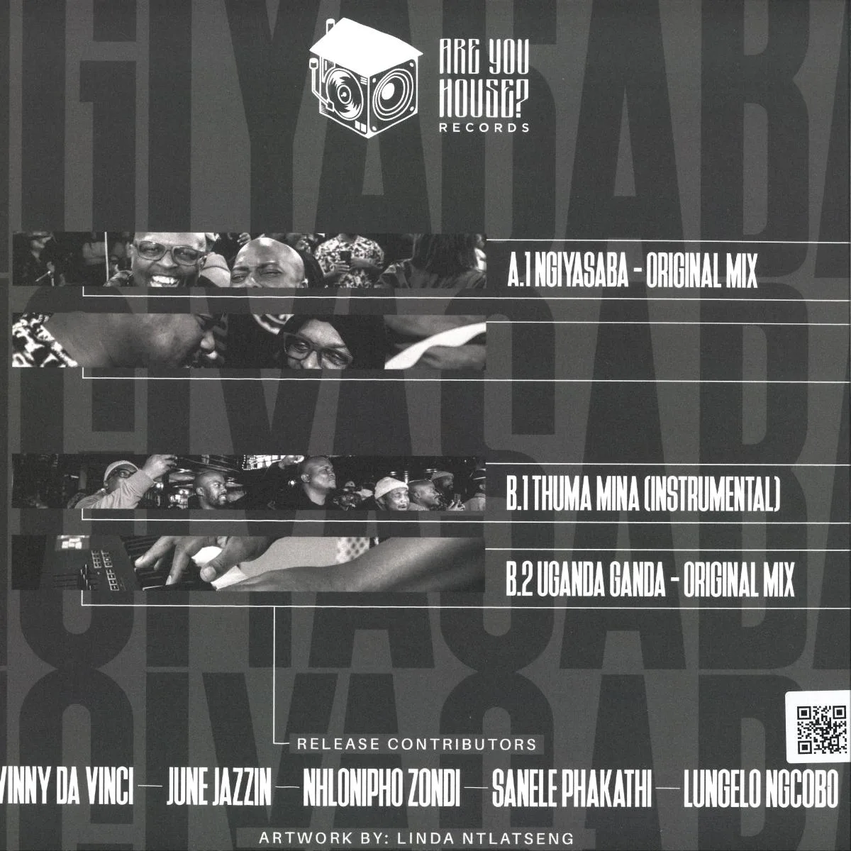 Обратная сторона обложки — June Jazzin, Vinny Da Vinci, Sanele Phakati — Nigiyasaba