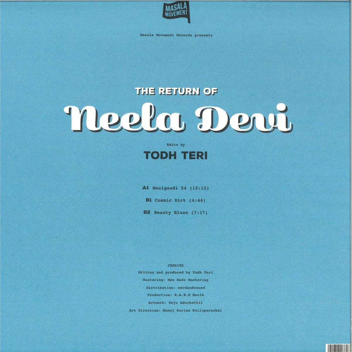 Back cover — Todh Teri — The Return Of Neela Devi