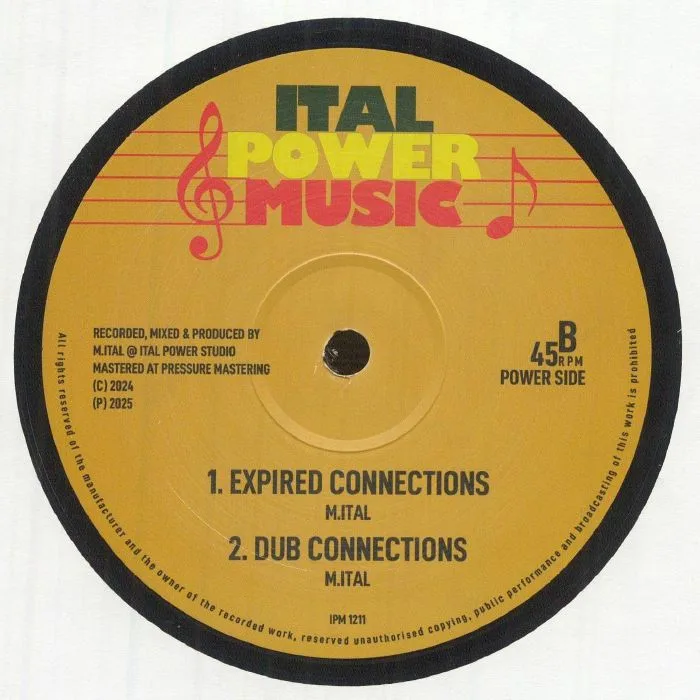 Обратная сторона обложки — G VIBES / ITAL POWER PLAYERS / M ITAL — Talking Done