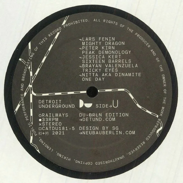 Back cover — VARIOUS — Railways Berlin Compilation