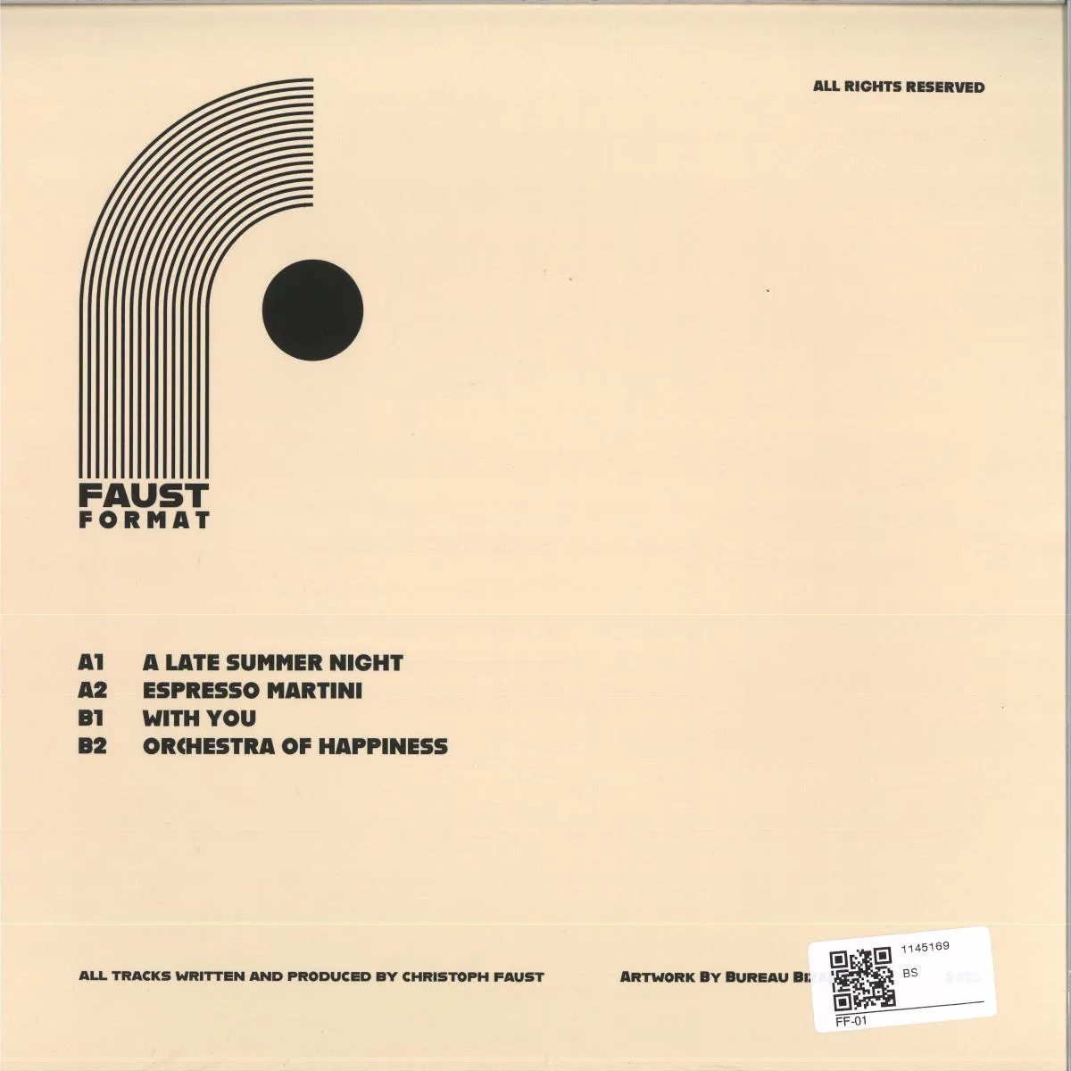 Обратная сторона обложки — Christoph Faust — A Late Summer Night