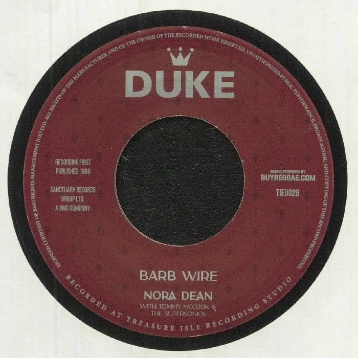 Nora DEAN / WINSTON WRIGHT / TOMMY McCOOK & THE SUPERSONICS — Barb Wire
