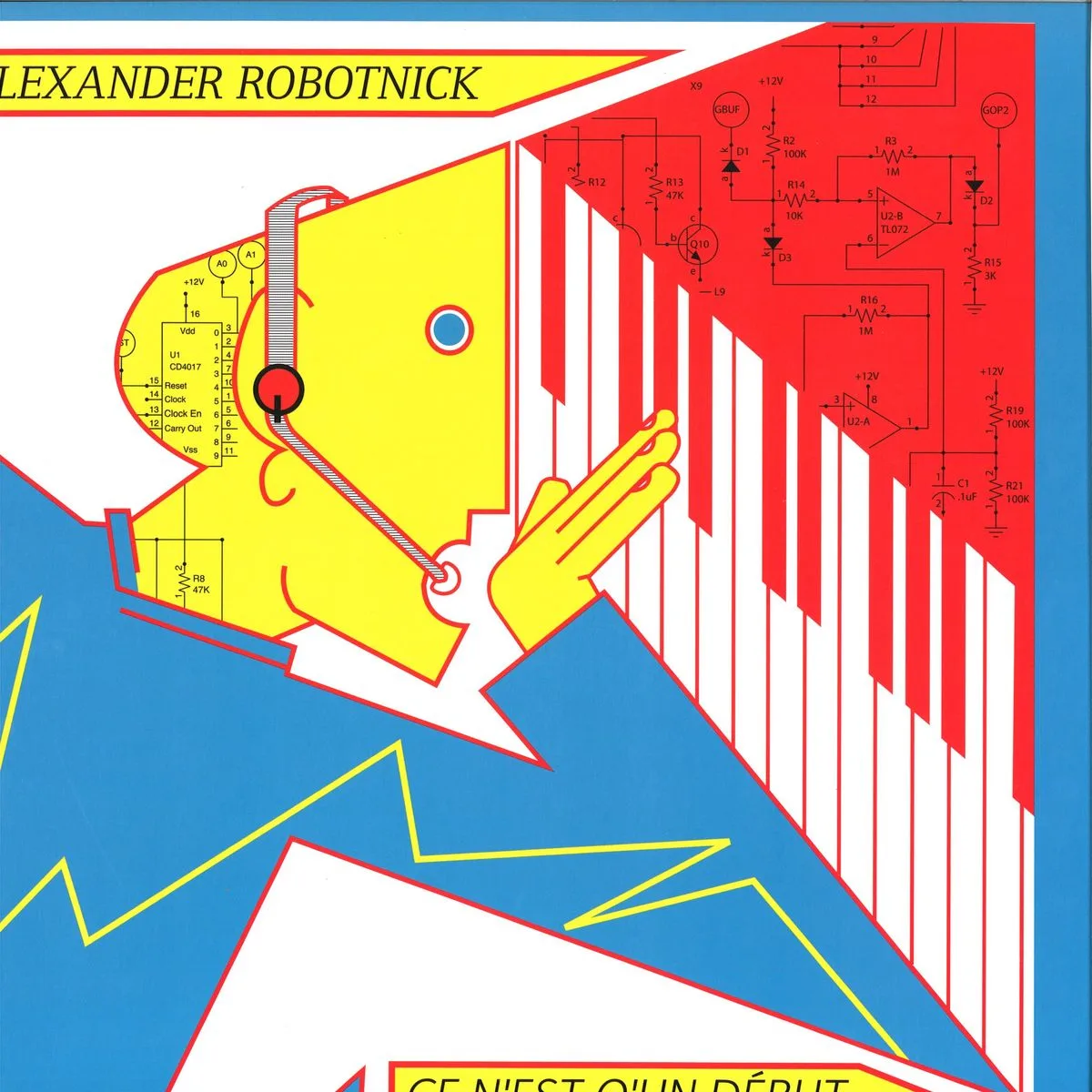 Front cover — Alexander Robotnick — Ce Nest Q'un Debut
