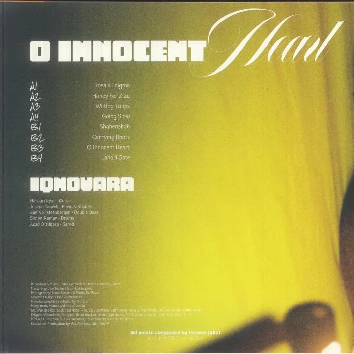 Обратная сторона обложки — IQNOVARA — O Innocent Heart
