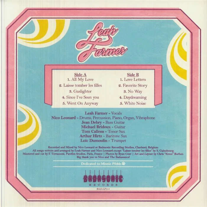 Back cover — Leah FARMER — Leah Farmer