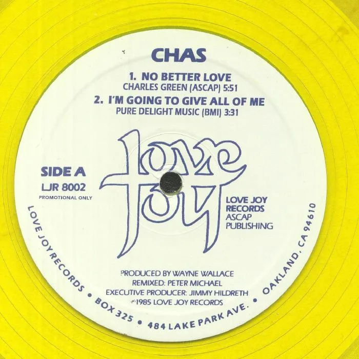 CHAS — No Better Love