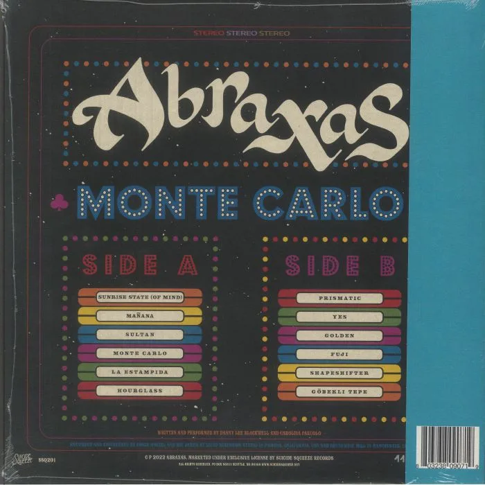 Back cover — ABRAXAS — Monte Carlo