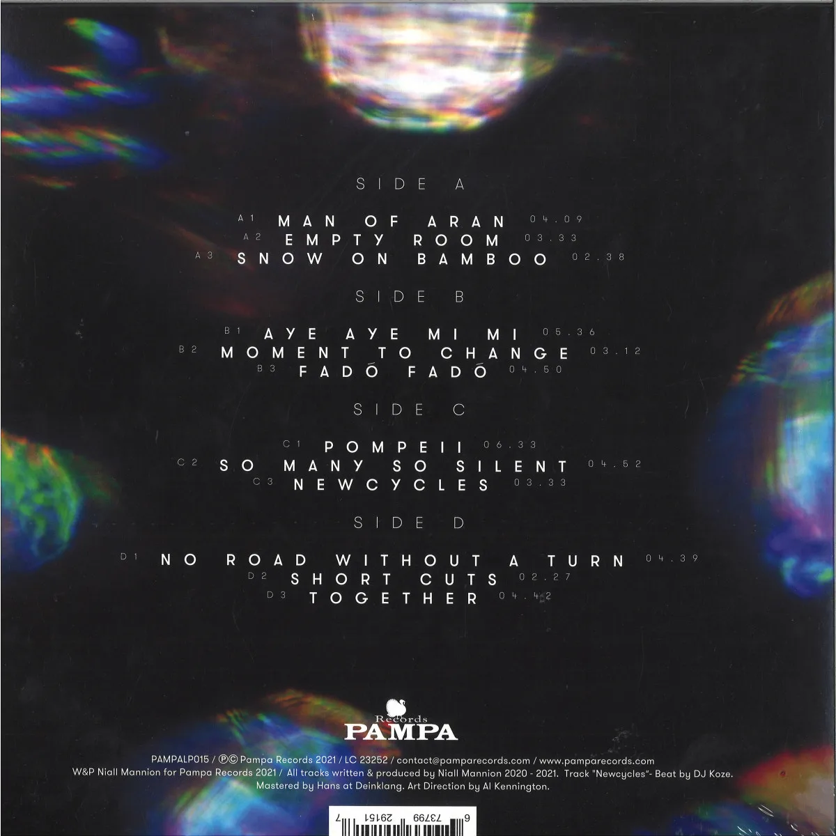 Back cover — Mano Le Tough — At The Moment