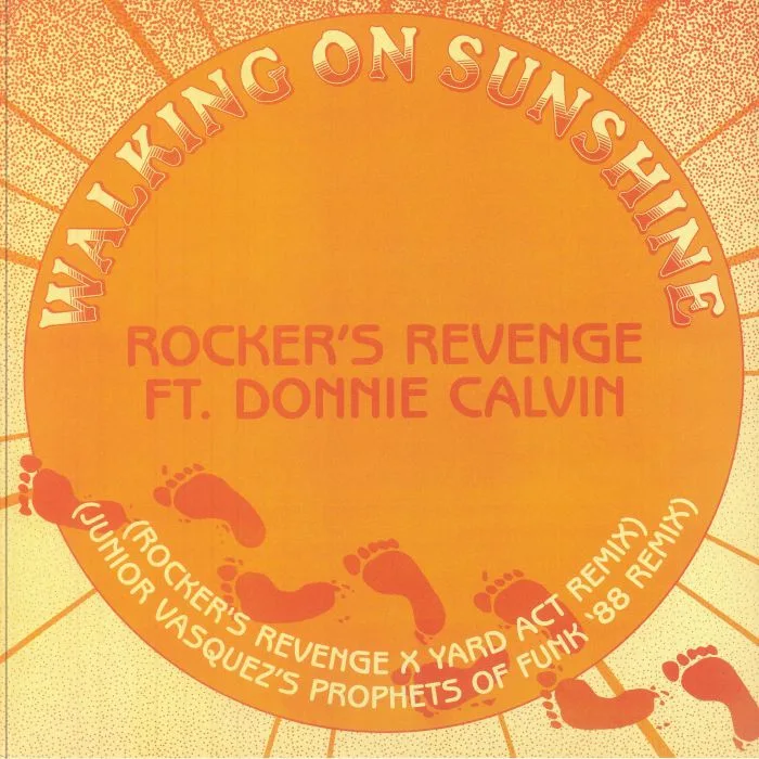 Front cover — ROCKERS REVENGE feat DONNIE CALVIN — Walking On Sunshine