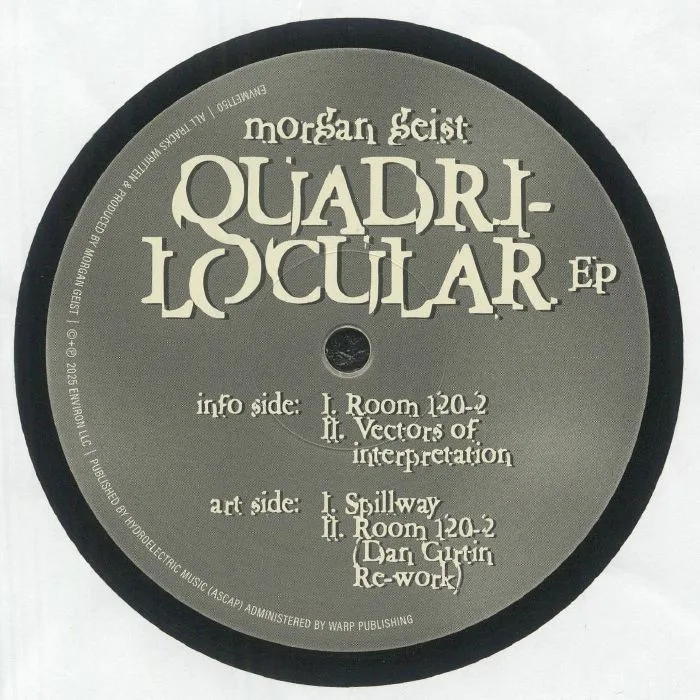 Front cover — Morgan GEIST — Quadrilocular EP (reissue)