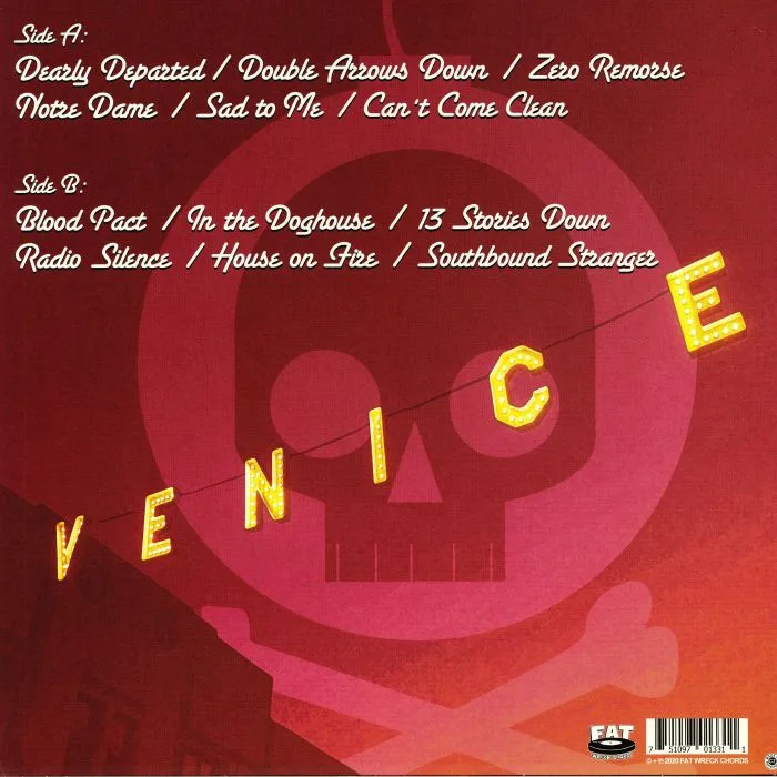 Back cover — The BOMBPOPS — Death In Venice Beach