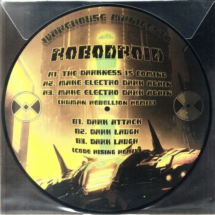 Обратная сторона обложки — ROBODROID — Make Electro Dark Again