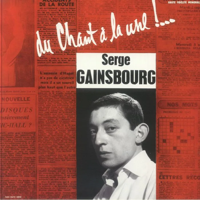 Front cover — Serge GAINSBOURG — Du Chant A La Une! (half speed remastered)