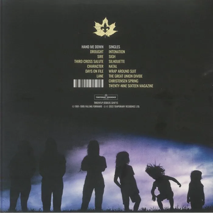 Обратная сторона обложки — FALLING FORWARD — Let These Days Pass: The Complete Anthology 1991-1995