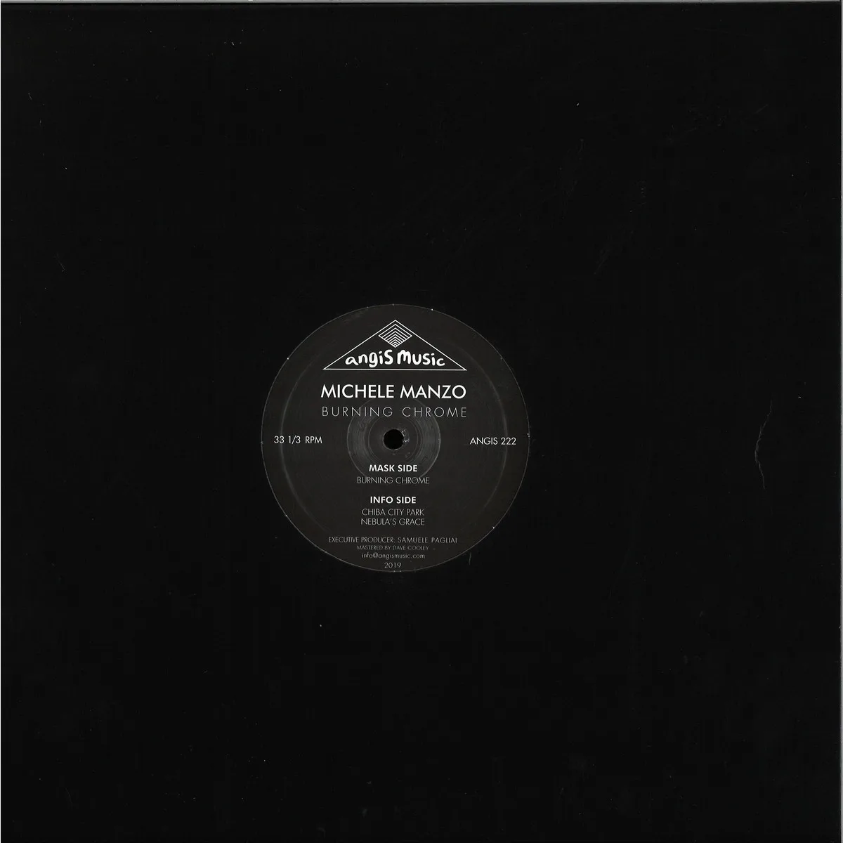 Back cover — Michele Manzo — Burning Chrome