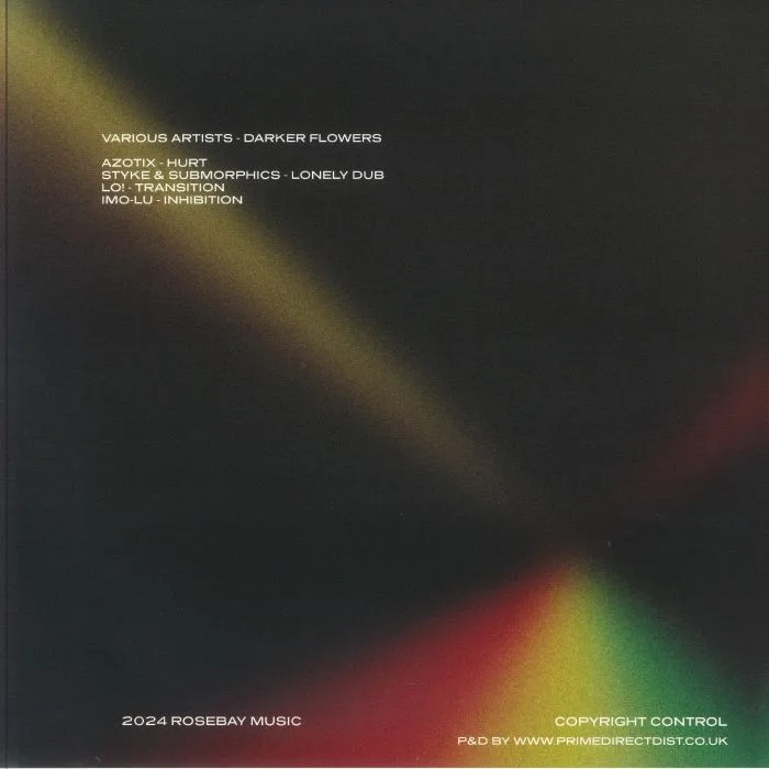 Back cover — AZOTIX / STYKE / SUBMORPHICS / LO / IMO LU — Darker Flowers