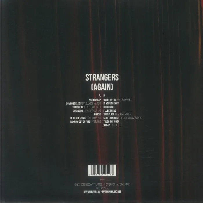 Back cover — Dan WHITLAM — Strangers (Again)