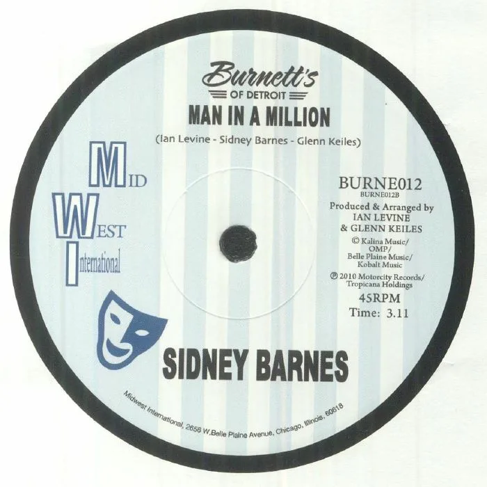 Обратная сторона обложки — Sidney BARNES — Standing On Solid Ground (reissue)