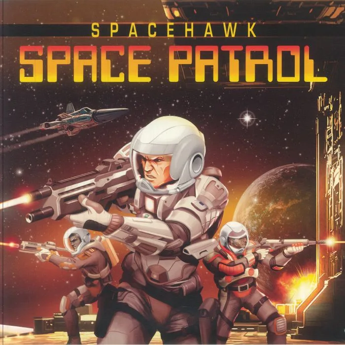 Лицевая сторона обложки — SPACEHAWK — Space Patrol