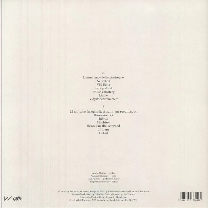 Back cover — Benjamin SAUZEREAU / REMORQUE — Deux