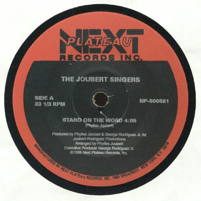 Front cover — The JOUBERT SINGERS — Stand On The World