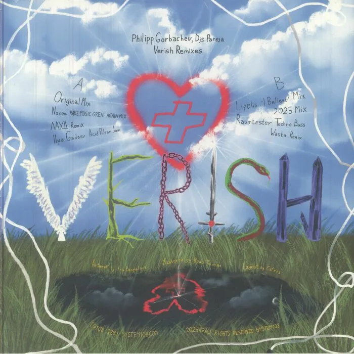 Back cover — Philipp GORBACHEV / DJS PAREJA — Verish (remixes)