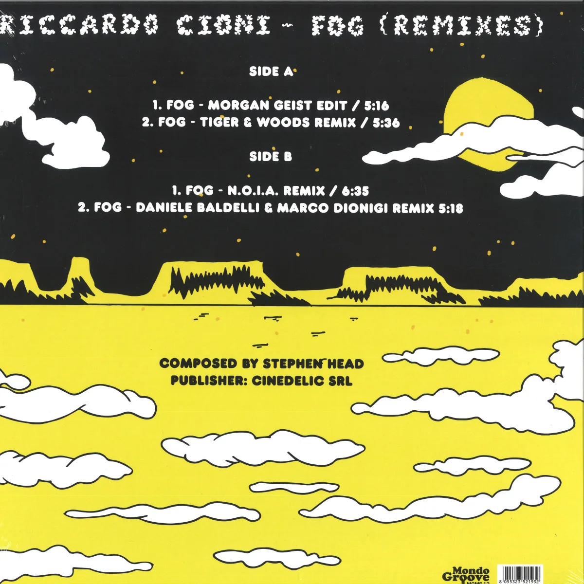 Back cover — Riccardo Cioni — FOG (REMIXES)