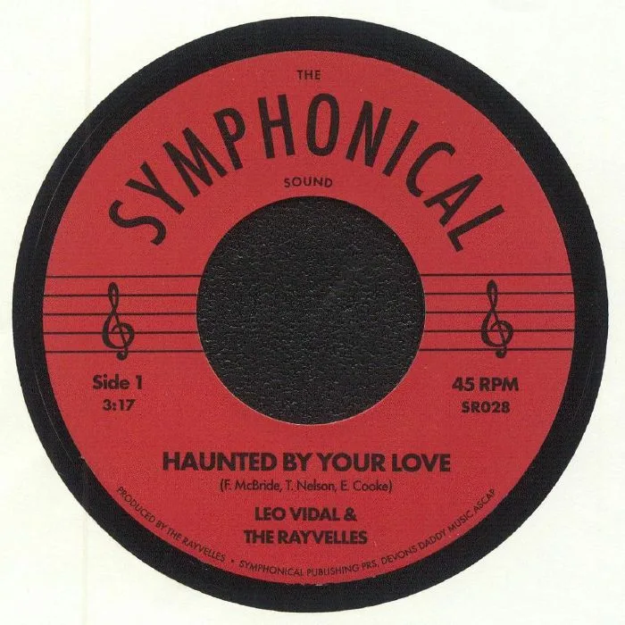 Лицевая сторона обложки — Leo VIDAL / THE RAYVELLES — Haunted By Your Love