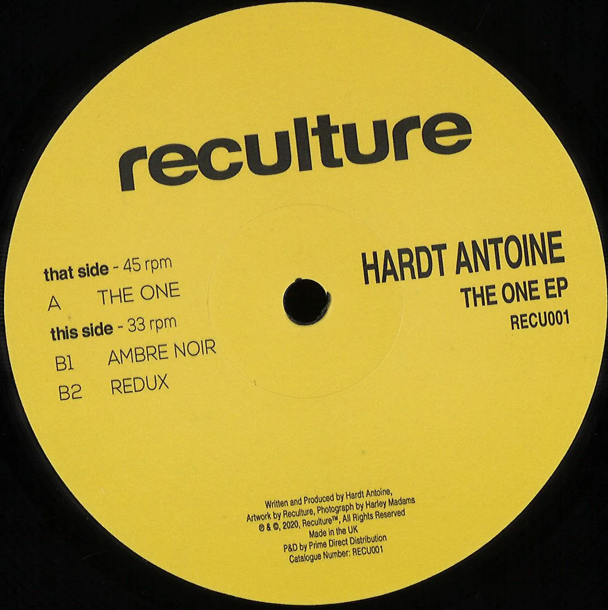 Hardt Antoine — The One EP