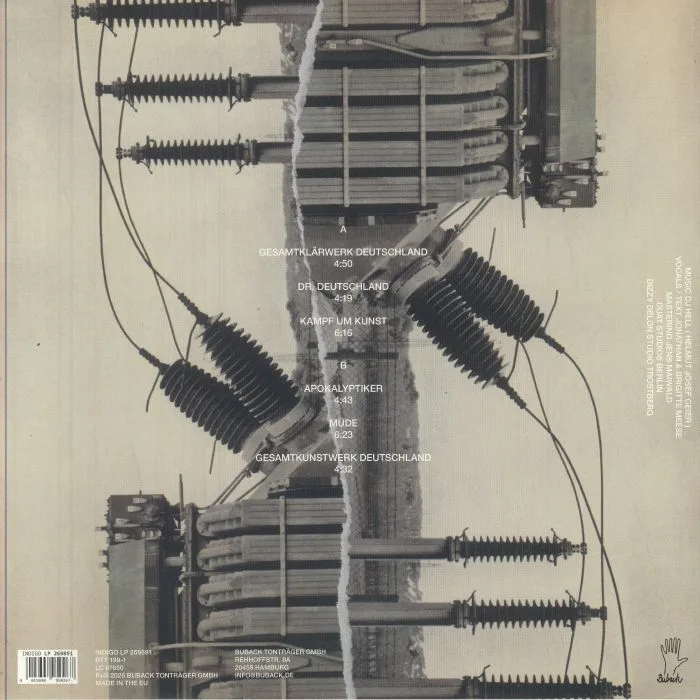 Back cover — MEESE X HELL — Gesamtklarwerk Deutschland