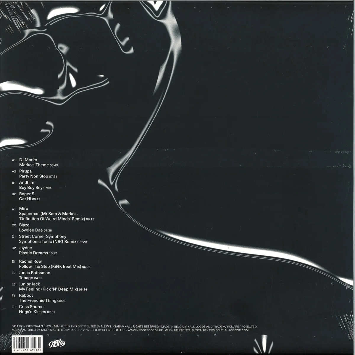 Back cover — Various — LA ROCCA CLASSICS LP 3x12"