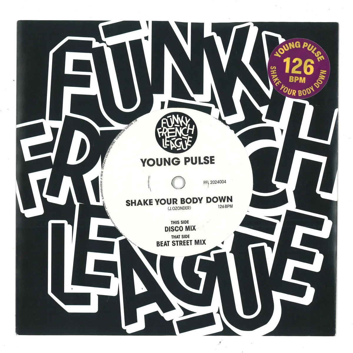 Back cover — YOUNG PULSE — SHAKE YOUR BODY DOWN