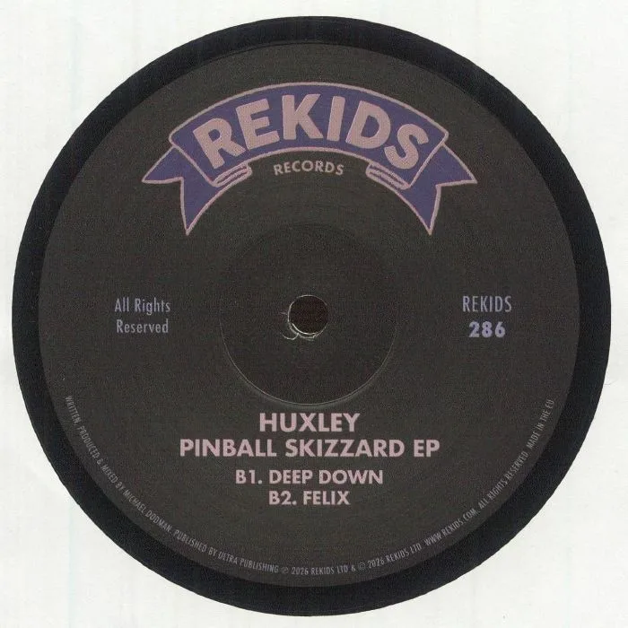 Front cover — HUXLEY — Pinball Skizzard EP