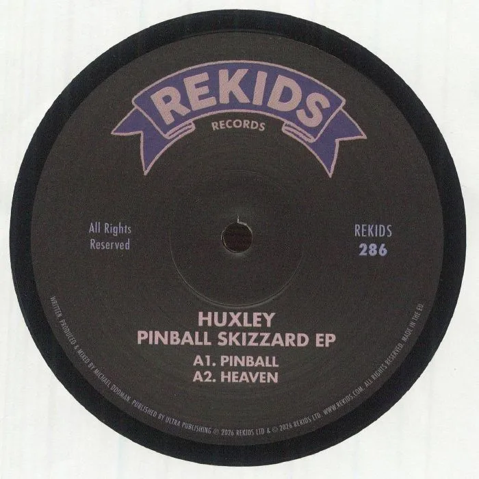 Back cover — HUXLEY — Pinball Skizzard EP