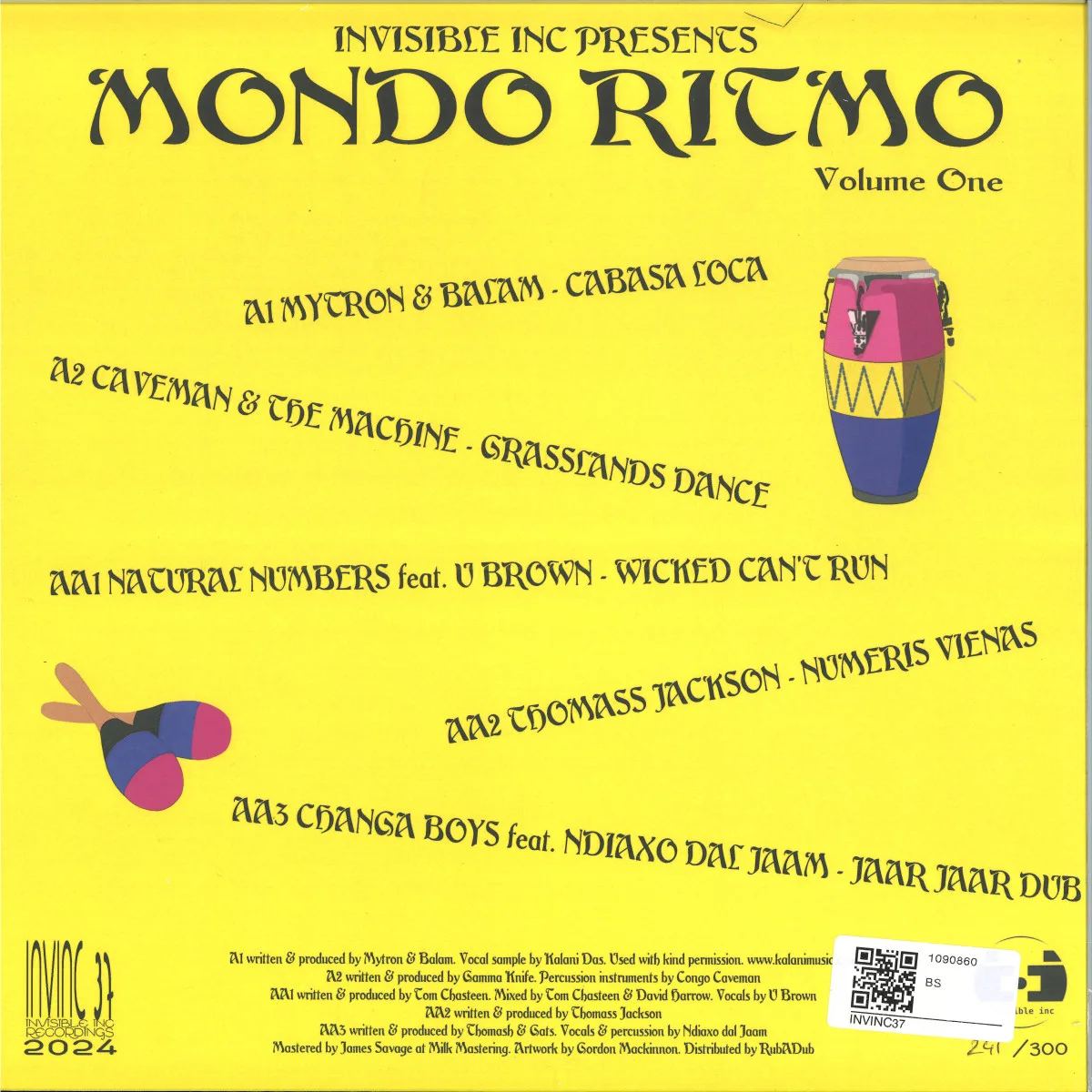 Обратная сторона обложки — Various — Mondo Ritmo