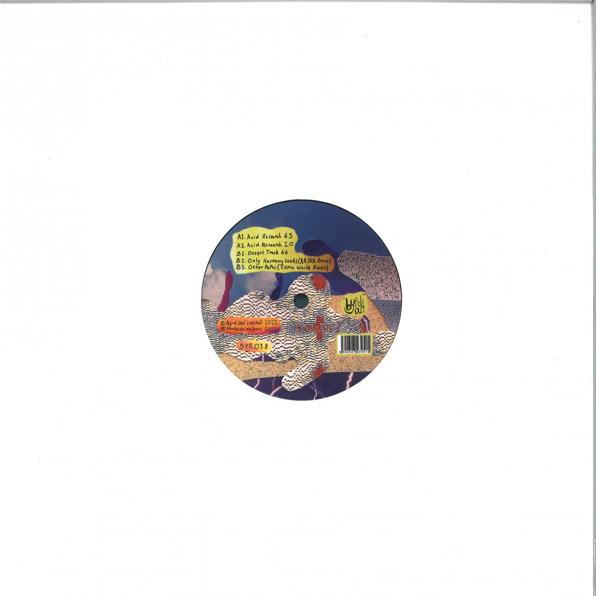 Обратная сторона обложки — Anatolian Weapons — Selected Acid Tracks EP
