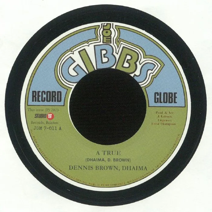 Dennis BROWN / DHAIMA / JOE GIBBS & THE PROFESSIONALS — A True