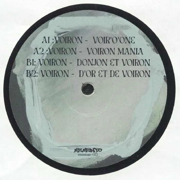 Back cover — VOIRON — Voir'o'one EP