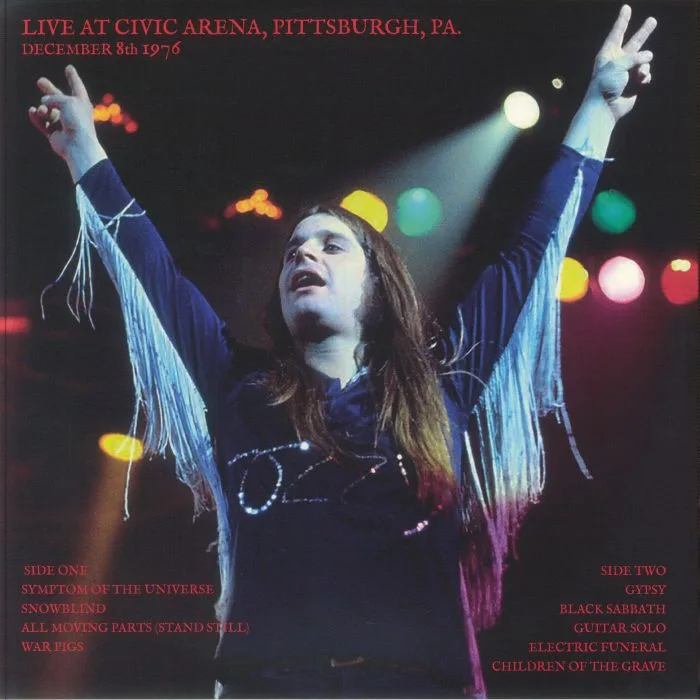 Обратная сторона обложки — BLACK SABBATH — Days Of Evil: Live At The Civic Arena Pittsburgh PA 1976