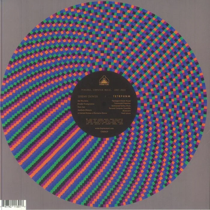 Обратная сторона обложки — Jeremy DOWER / TETRPHNM — Personal Computer Music 1997-2022